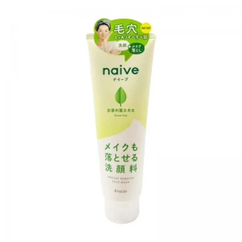 嘉娜寶naive茶葉精華緊緻毛孔卸妝洗面奶6支裝 200g