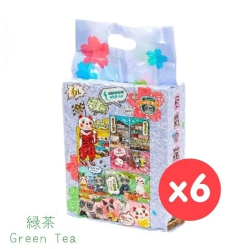 貓師傅 天然益生菌 原味 豆腐砂 (2.0+3.0mm) 6L