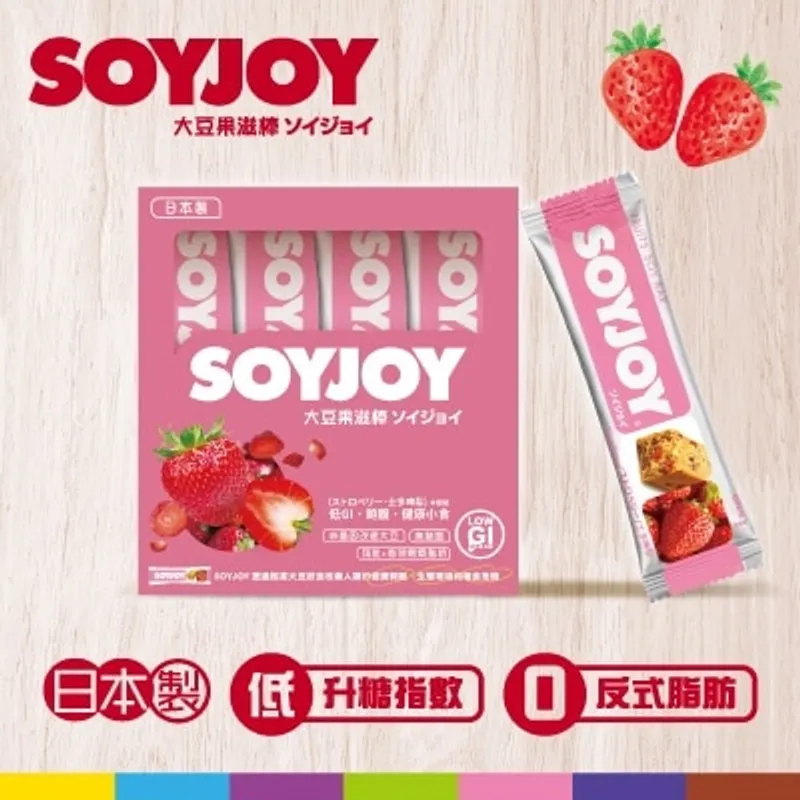 SOYJOY大豆果滋棒 (士多啤梨) 4x27克