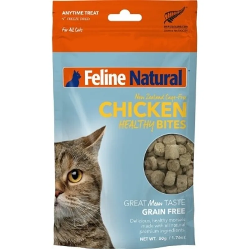 FELINE NATURAL F9 凍乾小食 凍乾健康貓零食 - 雞肉味 (50g) - Feline Natural