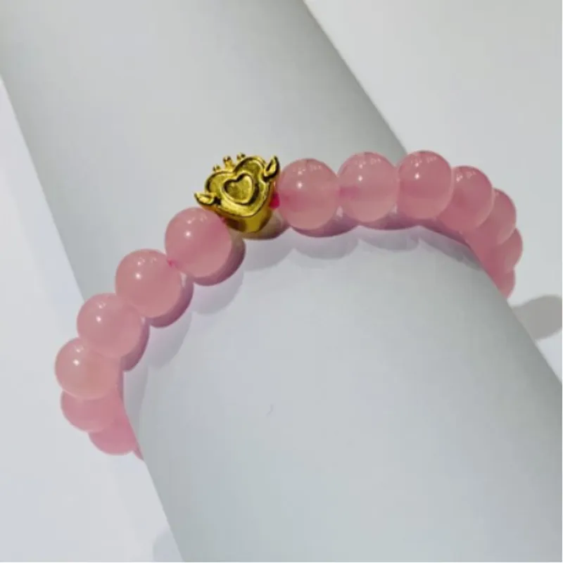999足金5D心心玉髓手串 0.012兩