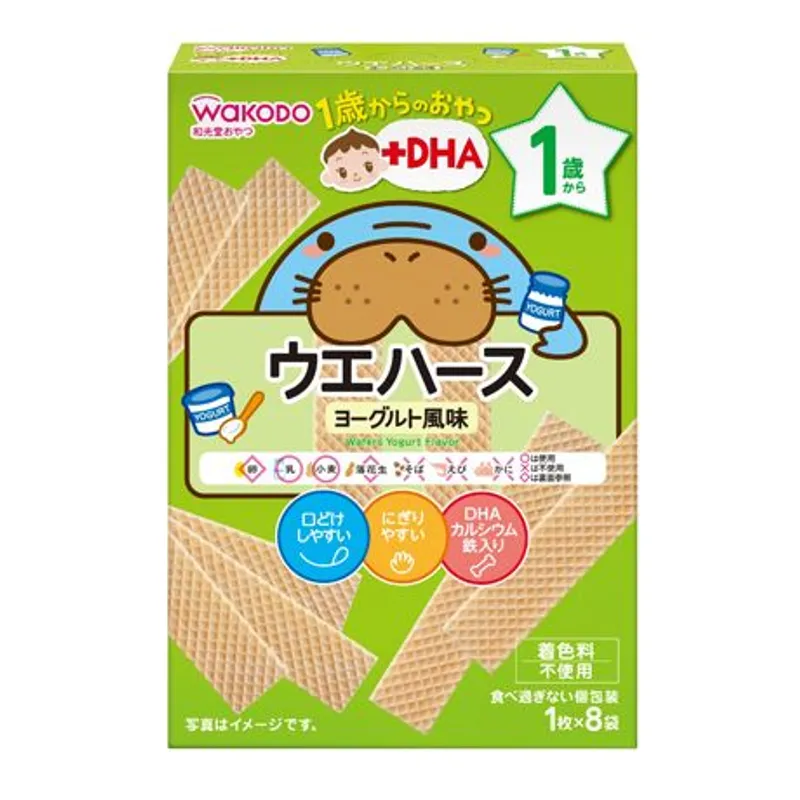 和光堂DHA乳酪威化餅 (1枚X8袋)