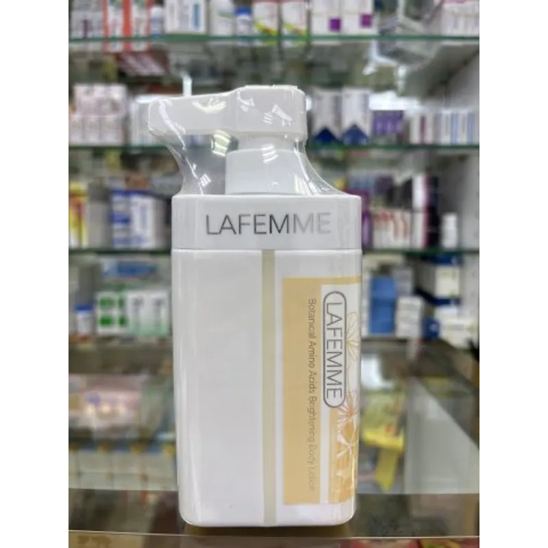 LAFEMME植萃氨基酸煥亮身體乳500ML(黃色)