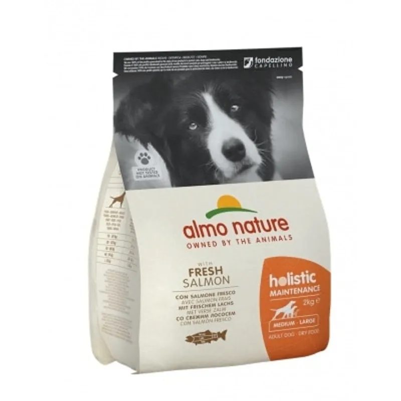 ALMO NATURE Holistic 護理配方 - 三文魚 (2kg) almo nature 成犬狗糧 (M/L)