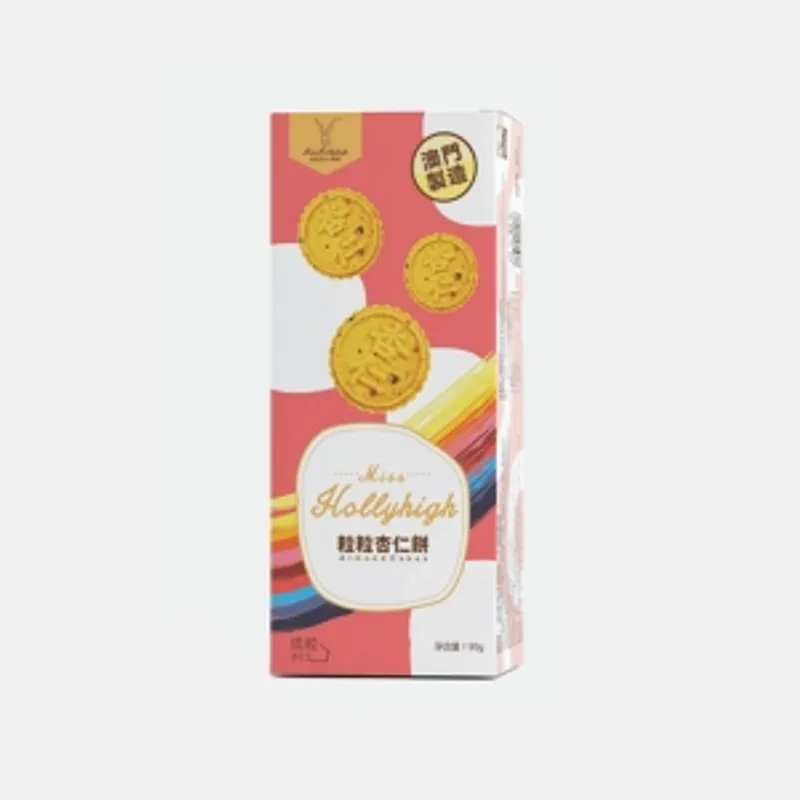MissHollyhigh猴赛雷小姐姐 粒粒杏仁饼 90g/盒