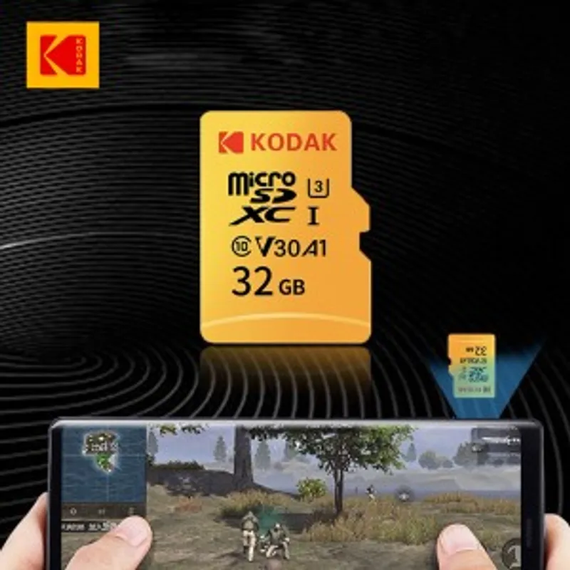 Kodak UHS-I U3 V30 A1 MicroSD 高速記憶卡 (32GB + adaptor)