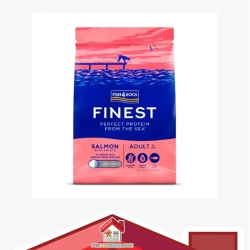 FISH4DOGS Fish4Dogs 三文魚無麩質低敏成犬配方 (大粒)