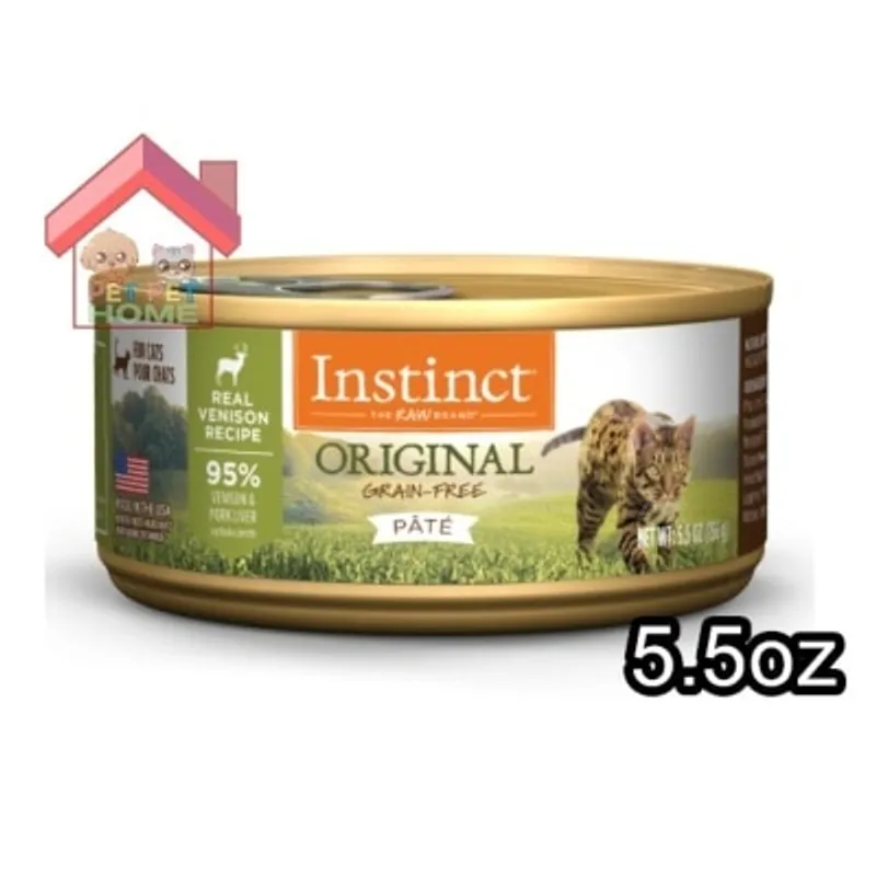 Nature's Variety Instinct 本能無穀物鹿肉貓罐頭 5.5oz