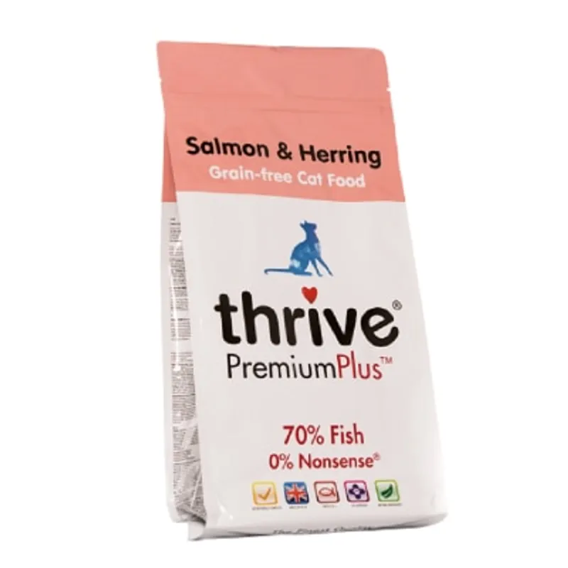 Thrive 脆樂芙 PremiumPlus 無穀物貓糧 三文魚+鯡魚配方 1.5kg