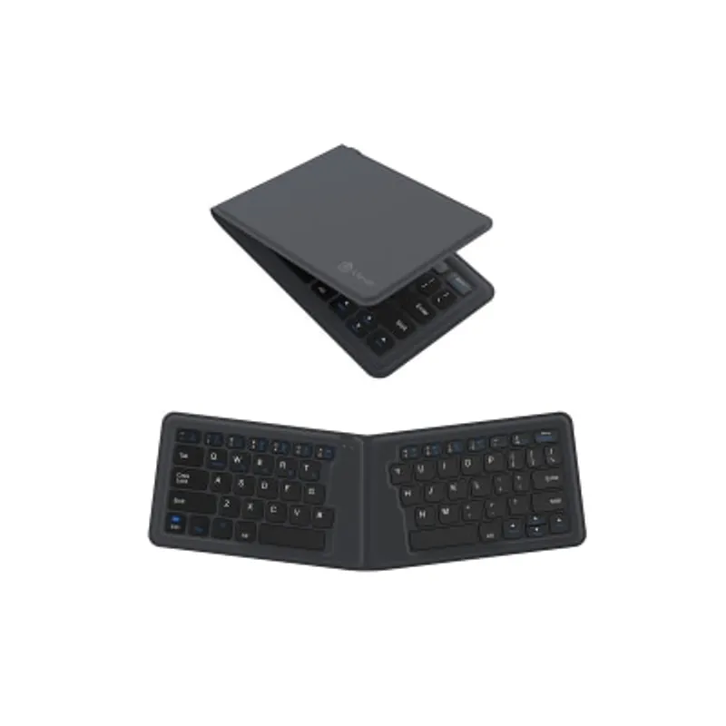 iClever IC-BK06 灰絨面折迭藍牙 無線鍵盤