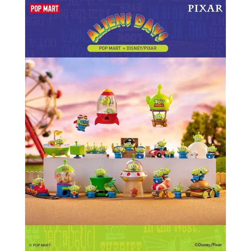 POPMART DISNEY PIXAR ALIENS DAYS SERIES PIXAR/ 三眼仔DAYS系列