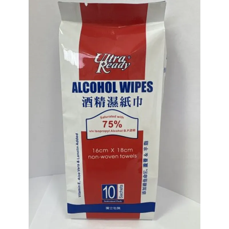 UR#911酒精濕紙巾10`s