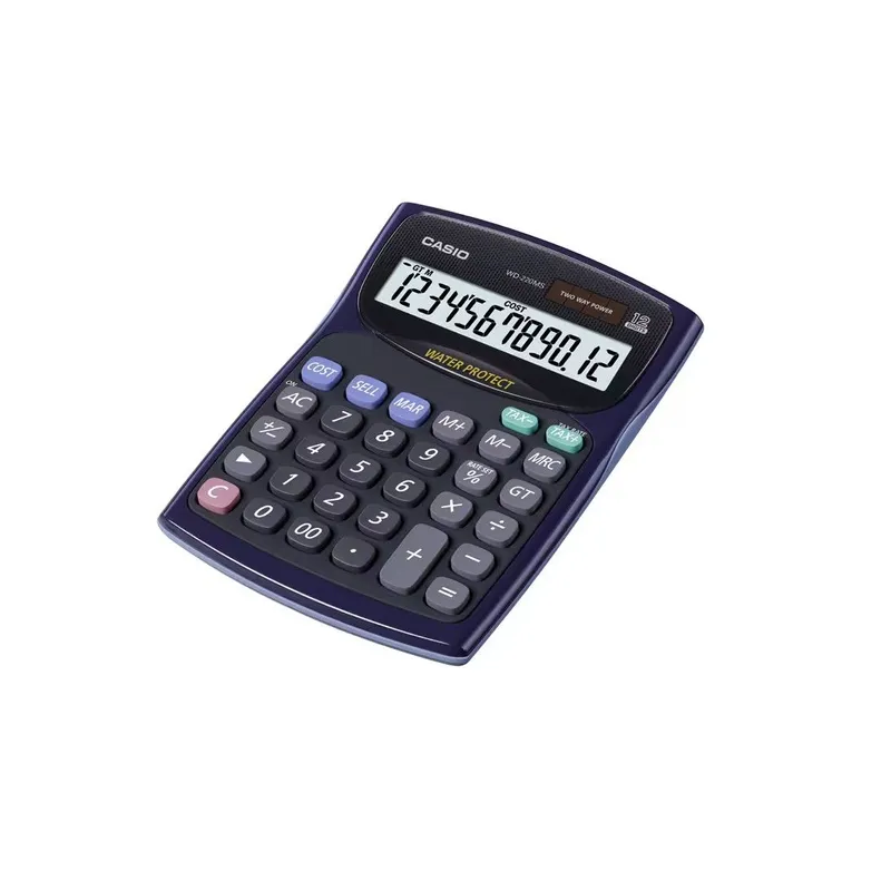 CASIO 防水防塵計算機(12位) WD220MS/BUWDP