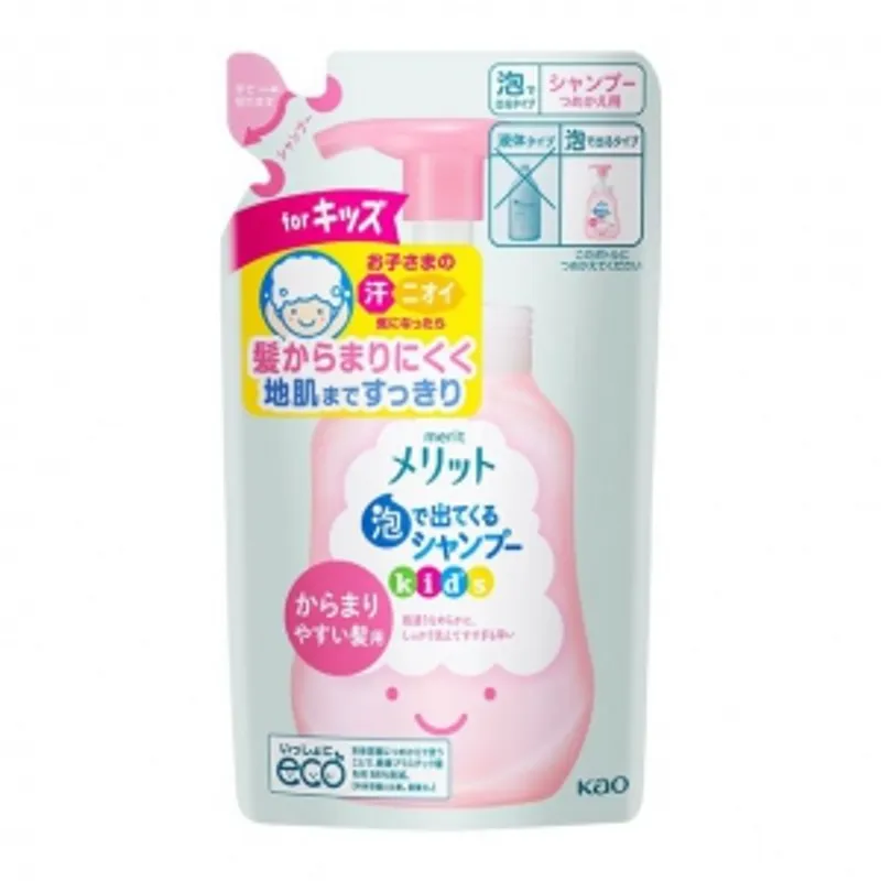 花王兒童洗髮泡泡補充裝-桃味 240ml