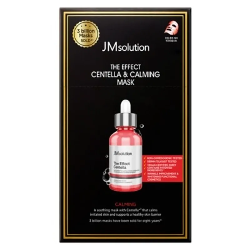 JM SOLUTION THE EFFECT 積雪草舒緩面膜10片