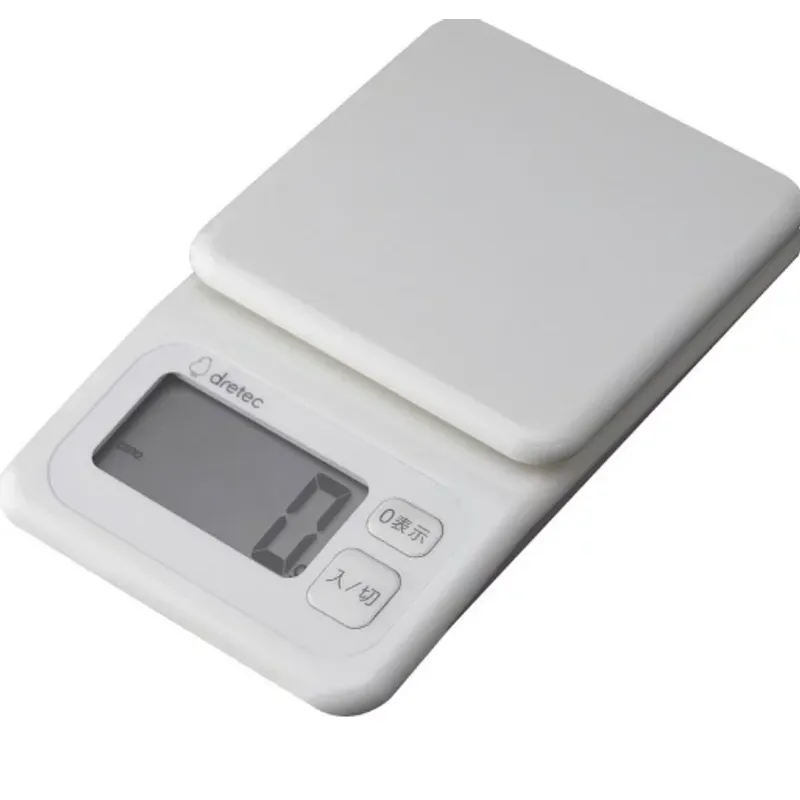 DRETEC 3KG廚房電子磅 KS-825 白色