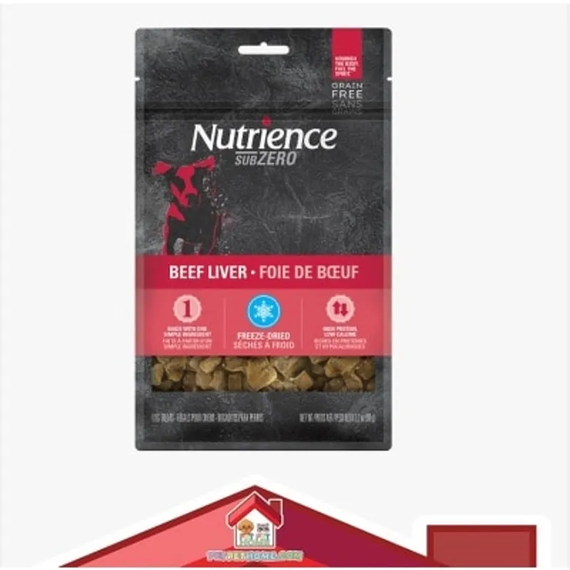 Nutrience 冷凍脫水 單一蛋白 鮮牛肝 狗小食 90g (新舊包裝隨機發貨)