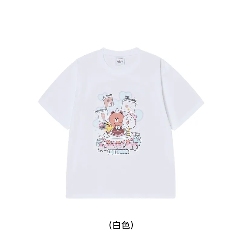acme de la vie x LINE FRIENDS 15周年印花T恤