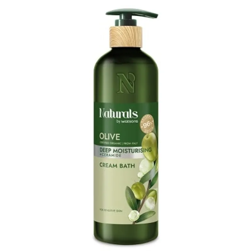 NATURALS BY WATSONS 橄欖沐浴乳490ML