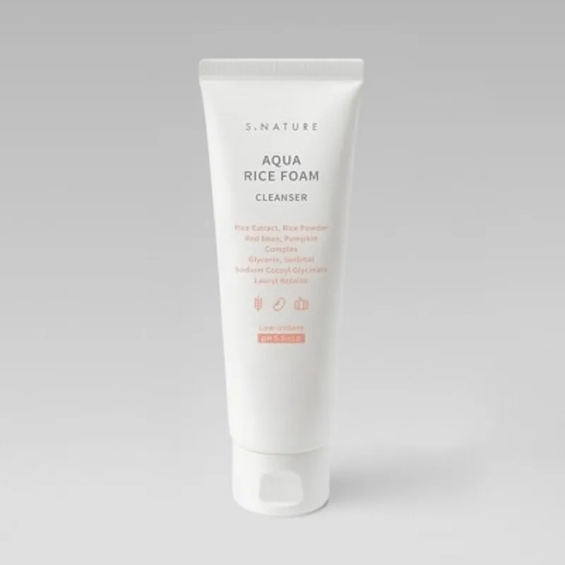 S.NATURE 米萃保濕泡泡潔面乳80ML