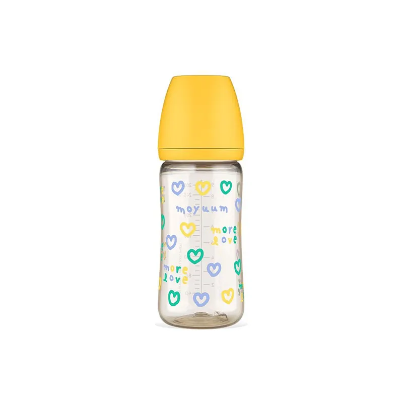 Moyuum宽口奶瓶270ml/9oz(黄色)