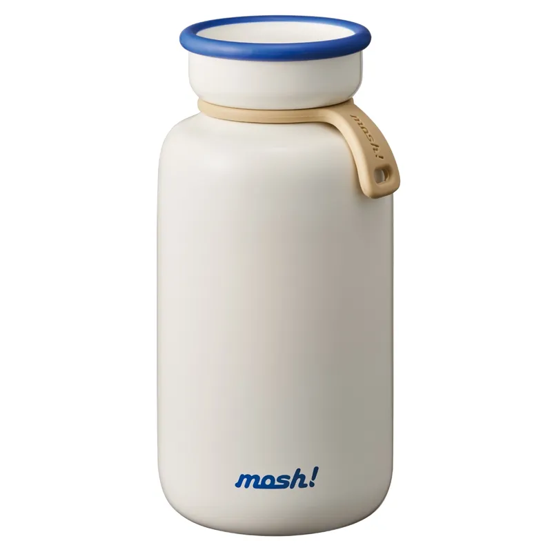 Mosh 拿铁不锈钢保温瓶 450ml 白