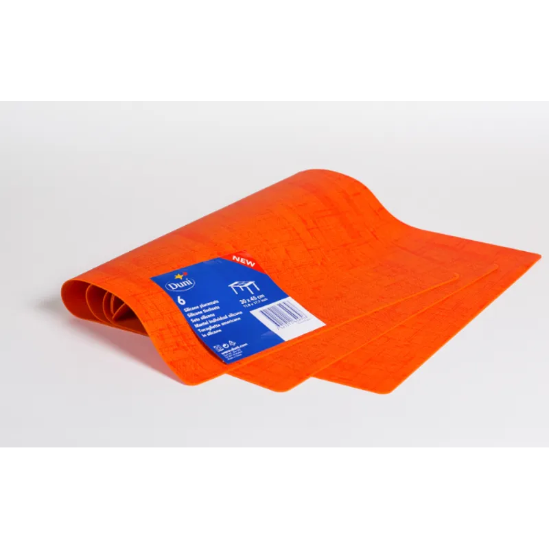 PLACEMATS SILICON 30x45 MANDARIN