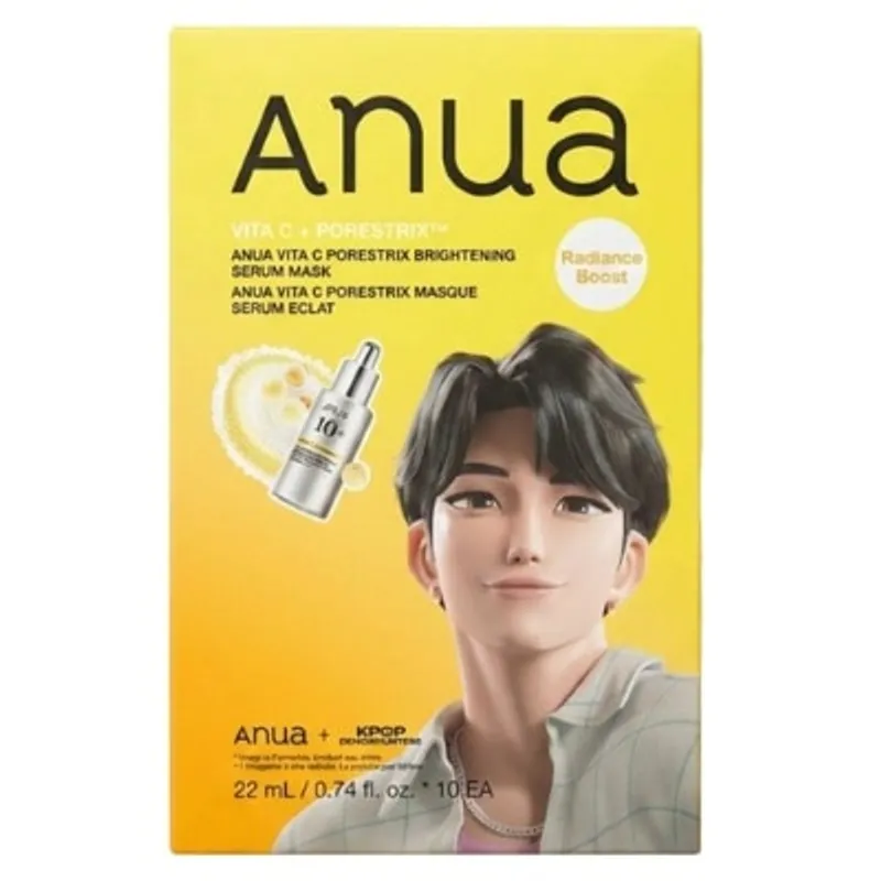 ANUA KPOP DEMON HUNTERS維C亮白精華面膜10片