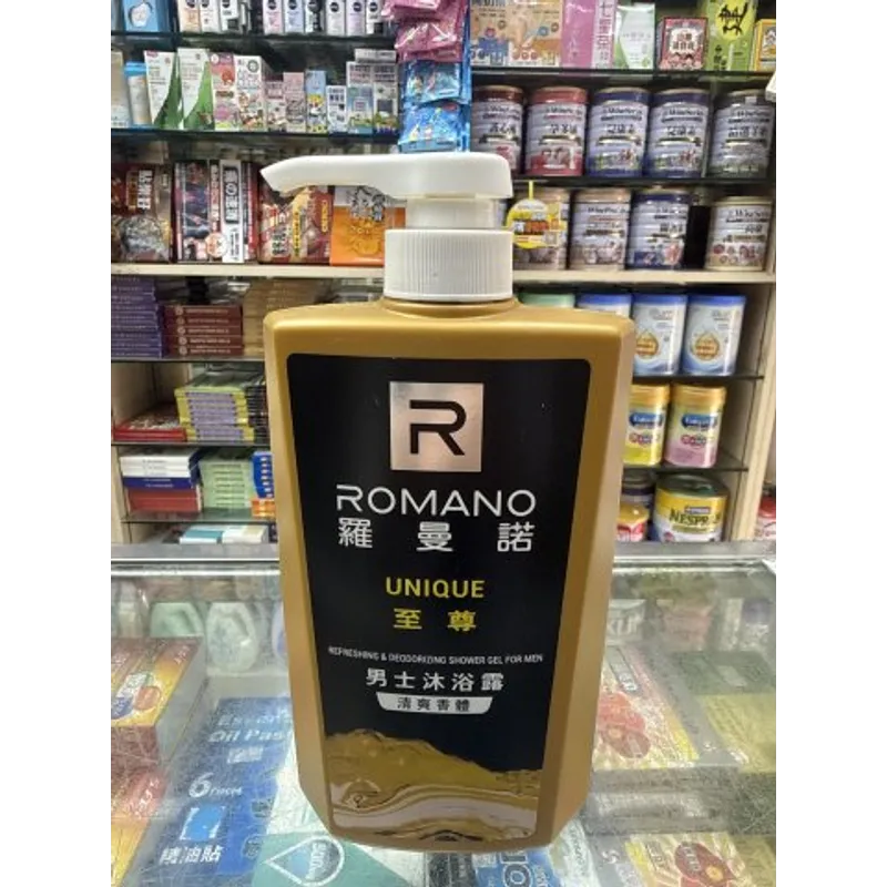 羅曼諾男仕至尊沐浴露(金)新裝600ml