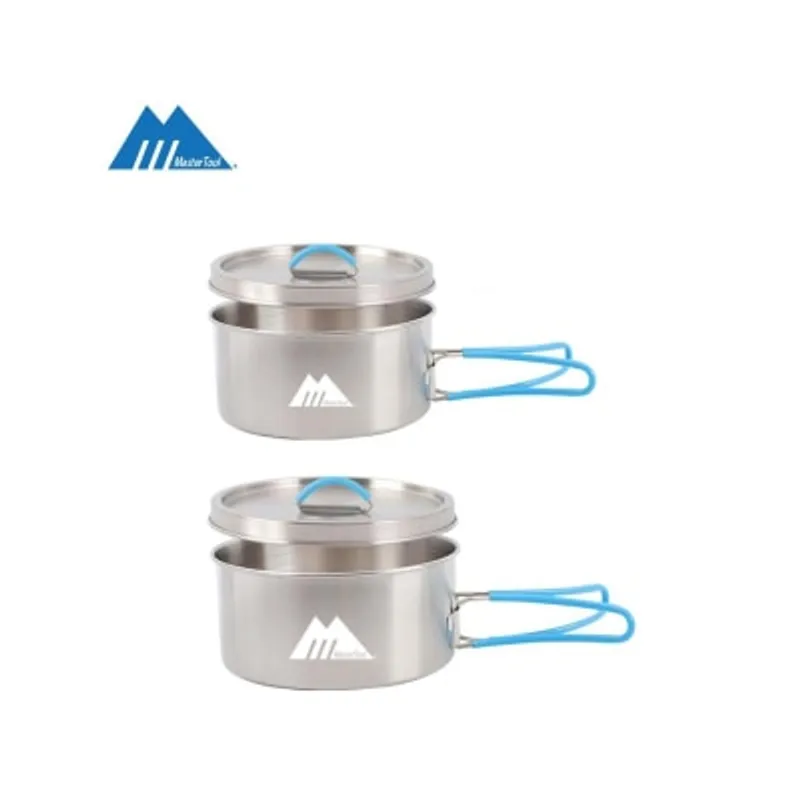 MasterTool 304 不鏽鋼鍋具連蓋 [1套4件]
