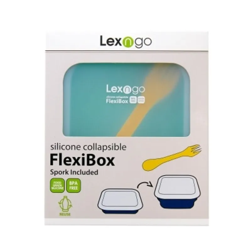 Lexngo 矽膠蓋可摺疊食物盒 (中)