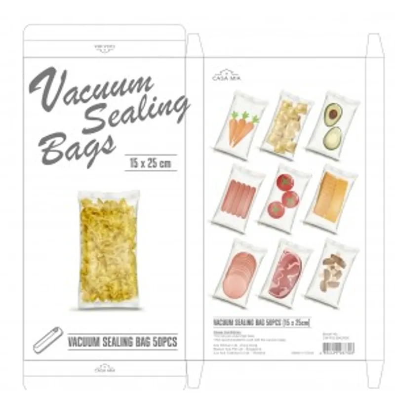 Casa Mia 食物真空袋 15x25mm (50個裝) CM-F02-BAGS50