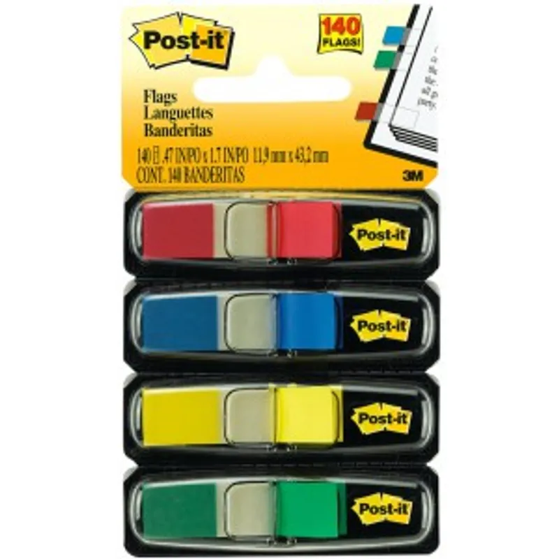 3M Post-it 683-4 4色標籤膠貼