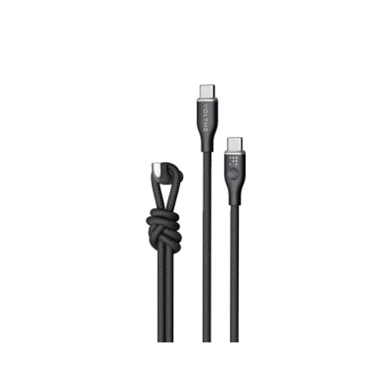 Voltme PowerLink RUGG 系列 USB-C to USB-C 耐用充電／傳輸編纖線 (3A/60W) 1.8米