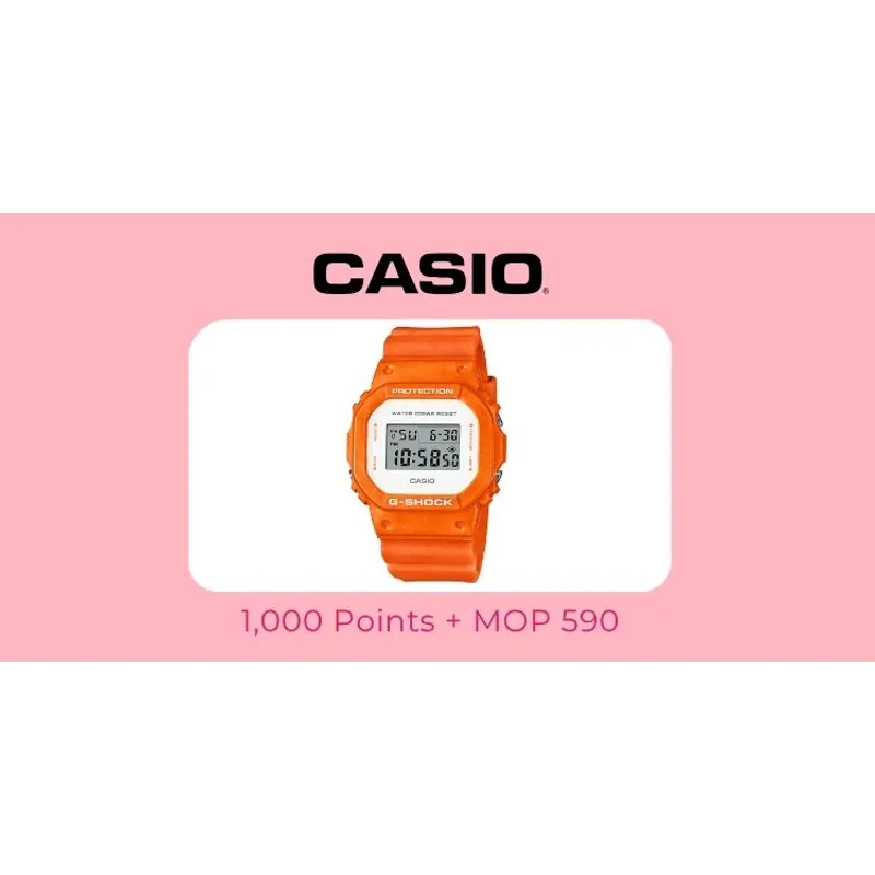 CASIO時尚設計跳字錶