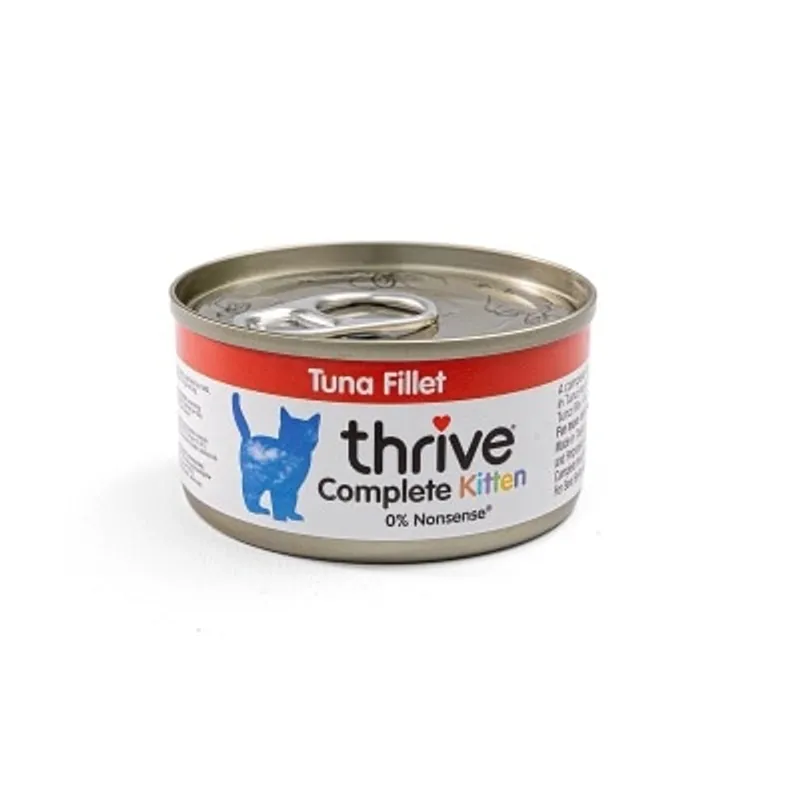 Thrive THRIVE 整全膳食100% 吞拿魚幼貓罐頭 75G