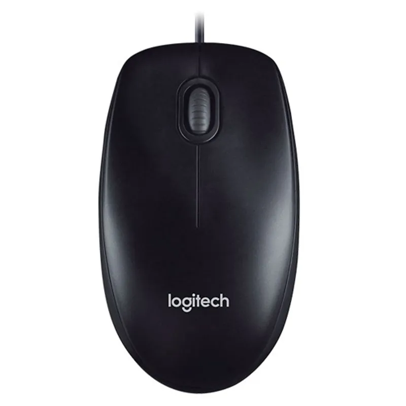 Logitech Wired Mouse M100r Black [掛裝]