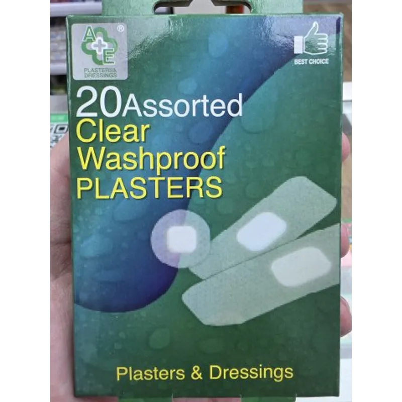 A&E膠布透明 A&E PLASTERS CLEAR WASHPROOF & DRESSINGS