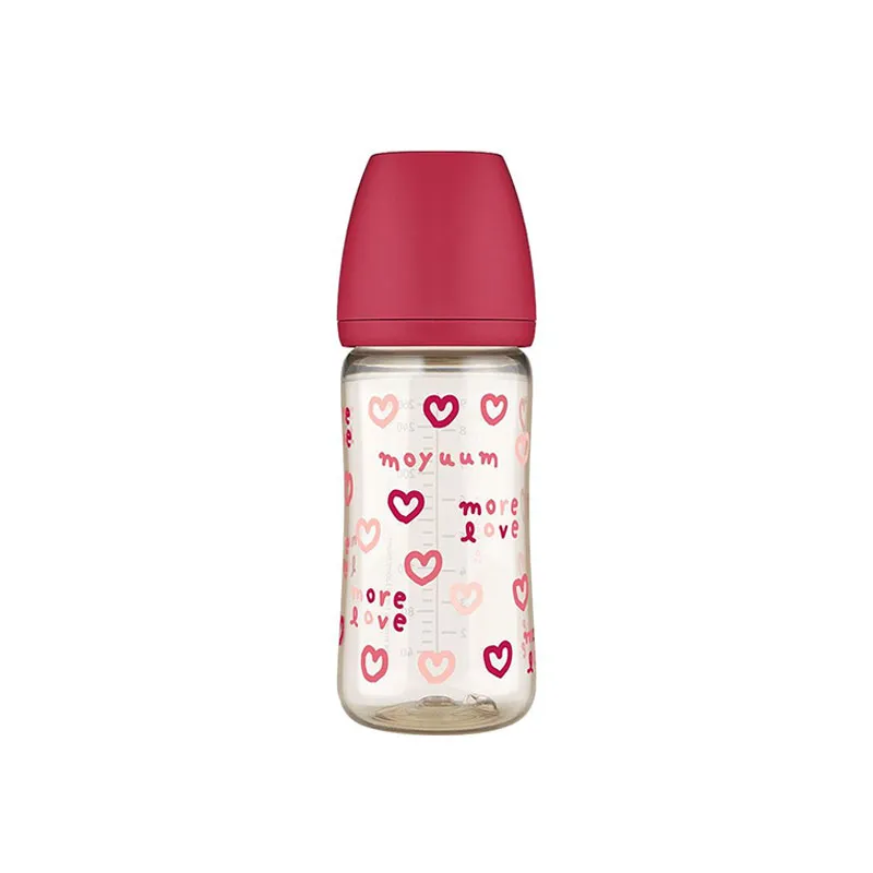 Moyuum宽口奶瓶270ml/9oz(红色)