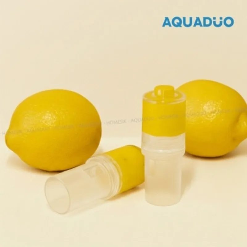 AQUADUO 旅行用過濾花灑棒維他命濾芯-檸檬 (2件裝) TRAVITA-LE (商家直送-5個工作天內送到府上；滿$500免運)