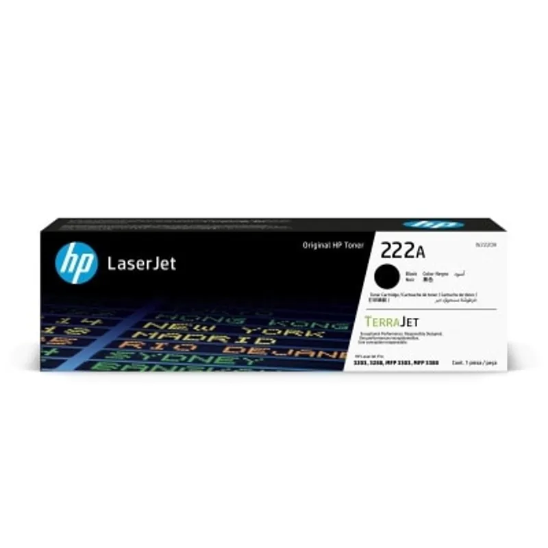 HP 惠普 222A黑色原廠LaserJet碳粉匣 (W2220A)