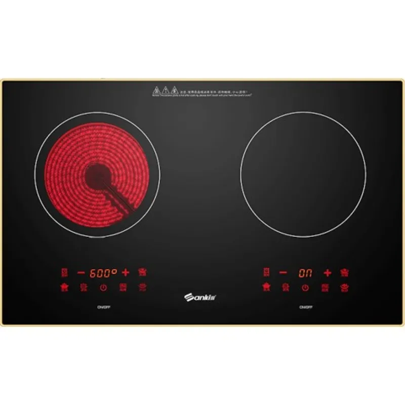 SANKI 2800W雙頭式電陶/磁爐 SK-3100