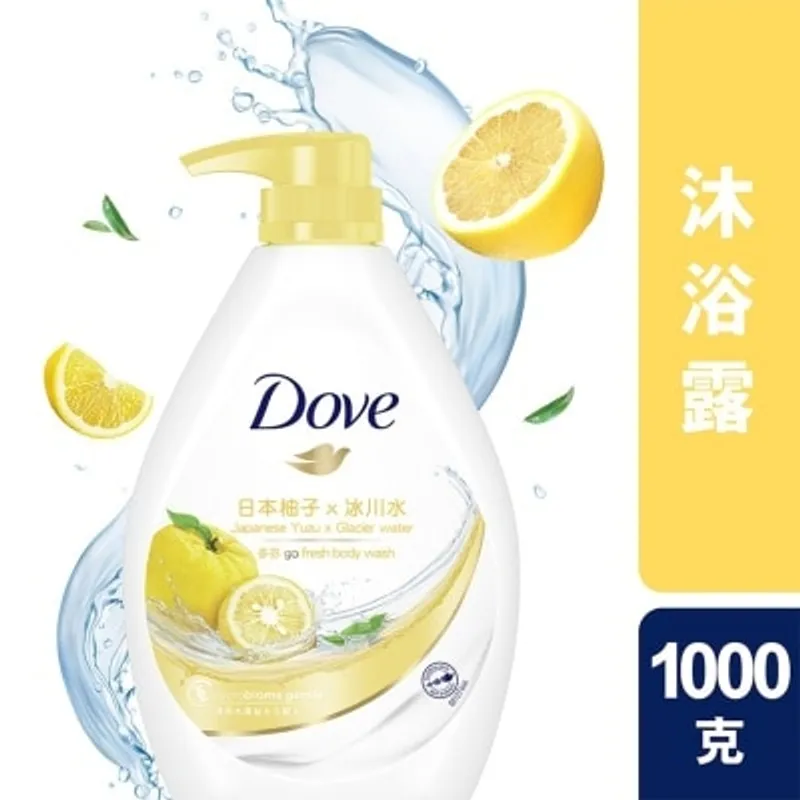 多芬沐浴乳1000克 - 柚子&冰川水
