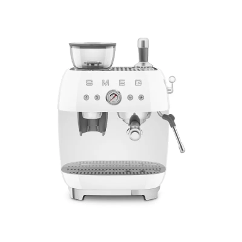 Smeg EGF03WHUK內置咖啡研磨手動義式咖啡機 半自動咖啡機