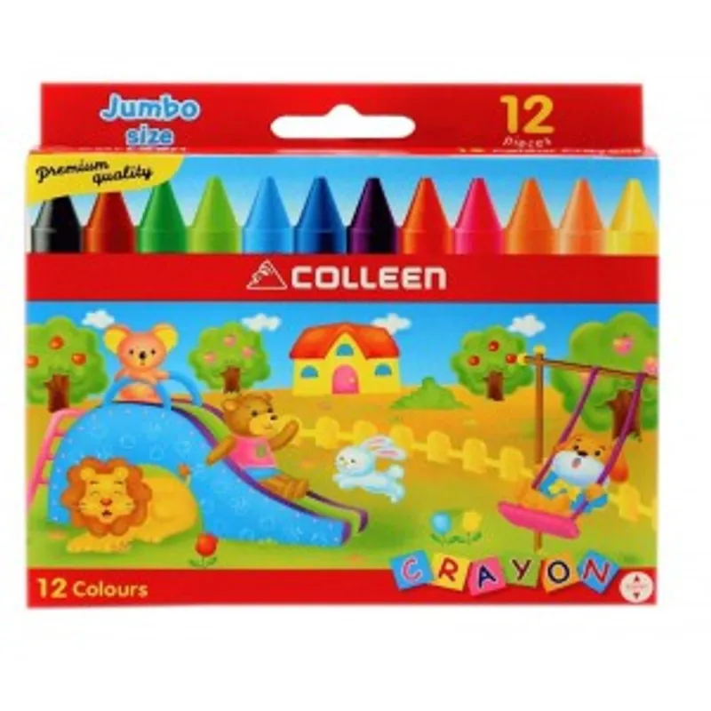 COLLEN 克麗 JC-12粗蠟筆 12色
