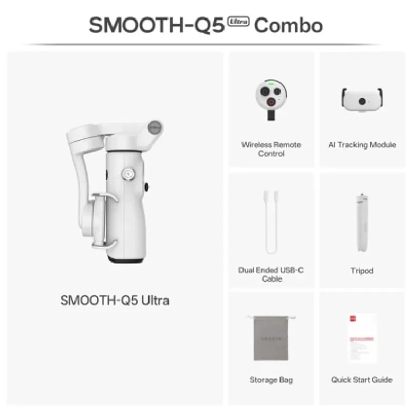 Zhiyun 智雲 Smooth Q5 Ultra 三軸手機穩定器