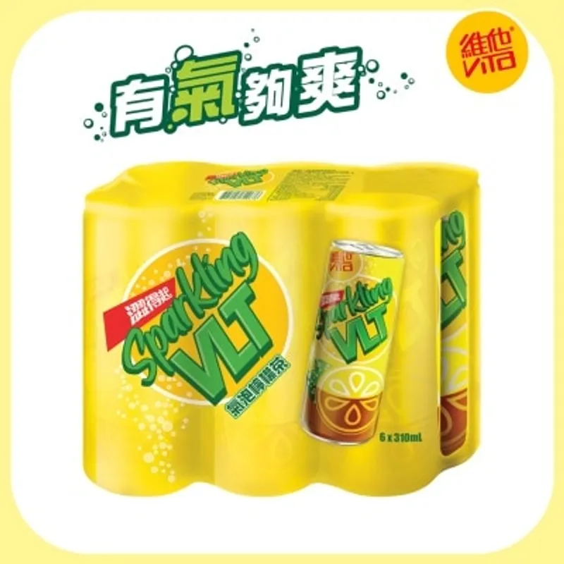 維他™氣泡檸檬茶310ml*6