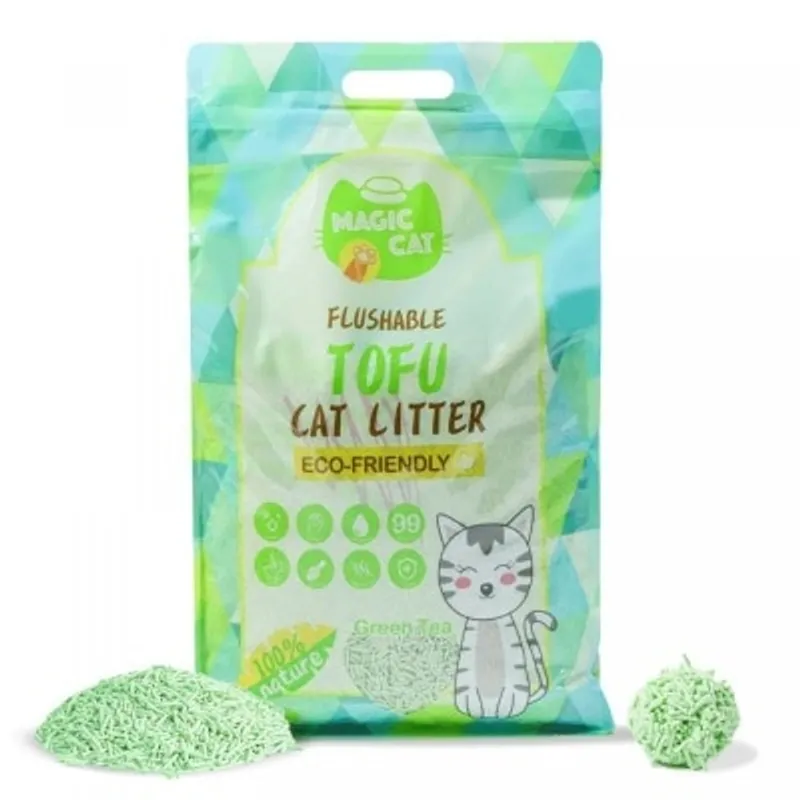 綠茶味 天然玉米豆腐貓砂 (6L) - MAGIC CAT