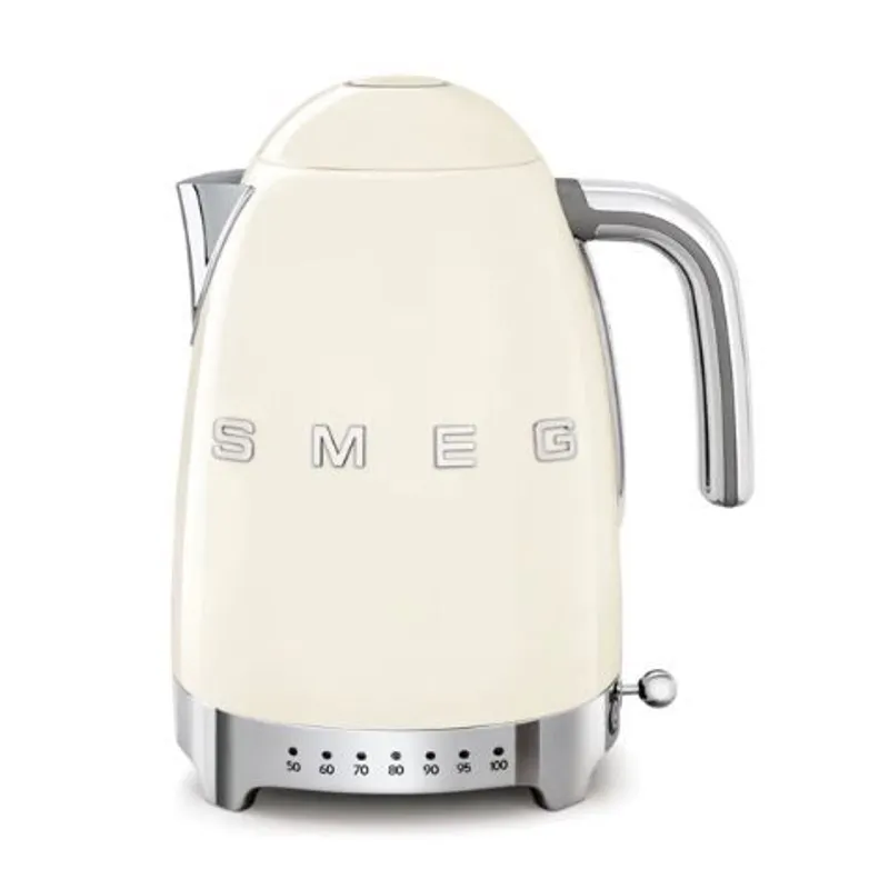 SMEG 1.7公升溫度控制電熱水壼 (奶白色) KLF04/CRUK