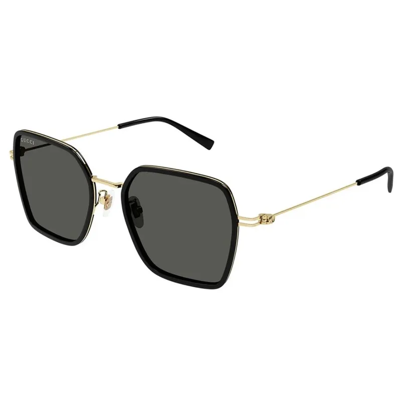 GUCCI GG1850SA 001 方形金屬太陽眼鏡